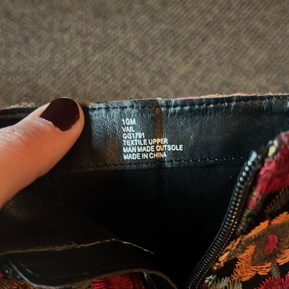 Floral ankle boots - Picture 5 of 5